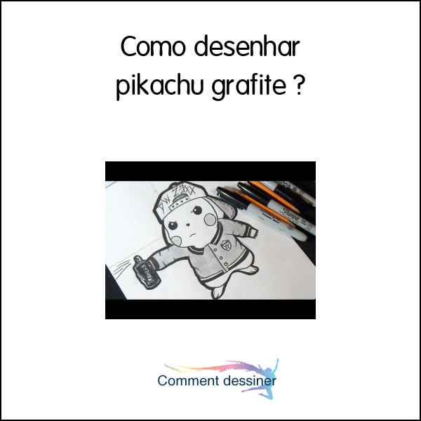 Como desenhar pikachu grafite